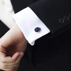 img 1 attached to Dan Smith C C AD C 009 Bridegroom Stainless Men's Accessories and Cuff Links, Shirt Studs & Tie Clips