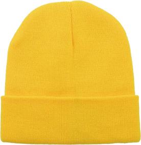 img 4 attached to 🧢 Zando Unisex Slouchy Beanie Winter Hat Soft Knit Cuffed Cap Fisherman Beanie Skull Cap Daily Beanie