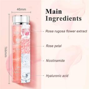 img 1 attached to Hydration Powerhouse: BREYLEE Rosewater Toner for Face - Alcohol-Free, 200ml