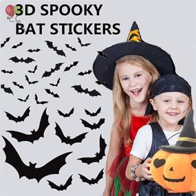 img 2 attached to Halloween Decoration Sticker Plastic Stickers