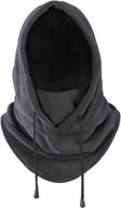 balaclava heavyweight fleece weather black outdoor recreation for hiking & outdoor recreation clothing logo