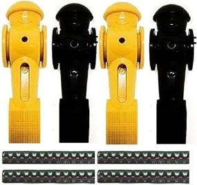 img 3 attached to 🌀 Enhanced Performance: 4 Tornado Foosball Men with Counter-Balanced Roll Pin