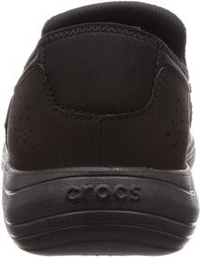 img 2 attached to Men's Black Reviva Slip-Ons by Crocs