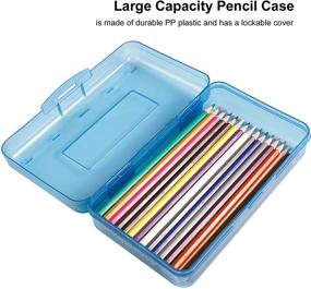 img 1 attached to DANRONG Colored Capacity Snap Tight Supplies Storage & Organization