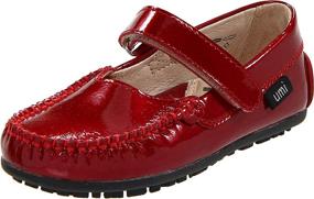 img 4 attached to 👟 Umi Moraine Mocassin Uniform Little Girls' School Shoes - Stylish and Durable Uniform Footwear