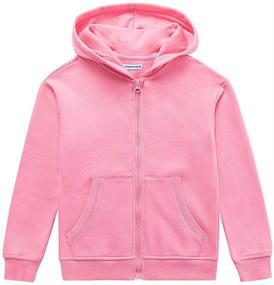 img 4 attached to UNACOO Unisex Brushed Fleece Long Shoulder Boys' Clothing: Cozy and Stylish Comfort for All