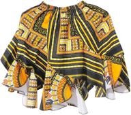 👗 stylish and comfortable: raan pah muang flowing dashiki girls' clothing for a fashionable statement logo