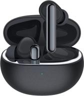 🎧 tcl moveaudio s600 true wireless earbuds: active noise cancelling, crystal-clear calls, 32hrs playtime, wireless charging - black logo