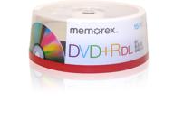 📀 memorex 8.5gb 8x double layer dvd+r (15pk spindle): high capacity dvds for efficient storage logo