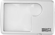 silver mighty 🔍 bright 87022 lighted wallet magnifier logo