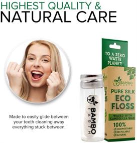 img 2 attached to 🌿 Breathe Easy: Organic Biodegradable Mint Dental Tooth Lace Floss - Refillable, Reusable, and Eco-Friendly!