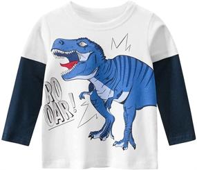 img 3 attached to Adorable Toddler Boys' T-Shirt and Sweatpant Tracksuit Sets - Trendy Clothing Collection