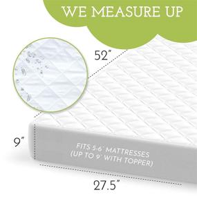 img 2 attached to Quiet Waterproof Toddler Mattress Protector
