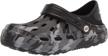 skechers swifters marbled collapsible charcoal boys' shoes in clogs & mules logo