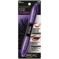 💄 l'oreal paris voluminous x fiber mascara with black primer - 1 tube logo