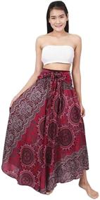 img 2 attached to Banjamath Long Bohemian Style Gypsy Boho Hippie Skirt for Women