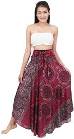 img 3 attached to Banjamath Long Bohemian Style Gypsy Boho Hippie Skirt for Women