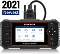 🔍 foxwell nt614 elite obd2 scanner - abs/srs/transmission/check engine light code reader scan tool with epb/oil light reset - airbag diagnostic scanner for cars logo