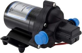 img 4 attached to 💧 Upgraded RecPro RV Water Pump: 12V Electric 3 Chamber with Pressure Switch, Max 45 PSI, Draw 8.0 AMP, High Flow Rate 3.0 GPM/11.6 LPM, Self Priming - No Strainer or Silencer Needed