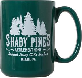 img 3 attached to ☕ 15oz Deluxe Double-Sided Green Shady Pines Retirement Home Mug - Coffee Tea Mug