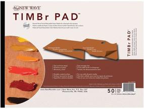 img 1 attached to New Wave TIMBr Disposable Palettes Painting, Drawing & Art Supplies