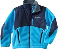 🧥 columbia big boys' steens mountain overlay fleece: ultimate warmth and style for chilly adventures logo