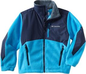 img 1 attached to 🧥 Columbia Big Boys' Steens Mountain Overlay Fleece: Ultimate Warmth and Style for Chilly Adventures