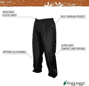 img 3 attached to FROGG TOGGS Men's Lightweight Waterproof Rain Pant - Java Toadz 2.5 Edition