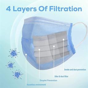 img 1 attached to Disposable Filtration Ventilation Protection Comfortable