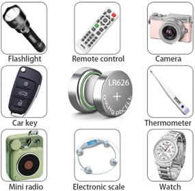 img 2 attached to 10 пачек SKOANBE SR626SW 377 LR626 AG4 1.5V батареек для часов