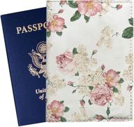 floral passport holder: safeguard and style- stow your documents in blooming fashion! logo