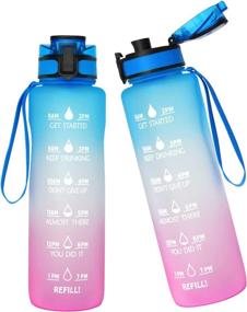 img 4 attached to 💧 SELENECHEN Large 50oz Motivational Water Bottle with Time Marker - Leakproof Tritan BPA Free Water Jug for Fitness, Gym, and Outdoor Sports - Ensure Adequate Daily Hydration