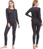 🔥 womens maxheat fleece lined thermal underwear by fitextreme - optimal performance long johns logo