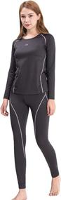 img 3 attached to 🔥 Womens MAXHEAT Fleece Lined Thermal Underwear by FITEXTREME - Optimal Performance Long Johns