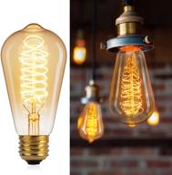 🌟 brightown incandescent dimmable decorative filament: enhance your space with vintage charm and adjustable ambiance logo