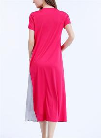 img 2 attached to DEENRSEE Womens Dresses Summer Sleeeve Women's Clothing