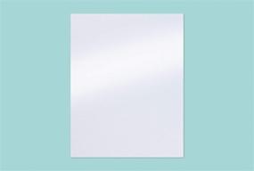 img 3 attached to 🎉 100-Pack Metallic Cardstock Paper - White Shimmer, 92 lb Cover, Double Sided & Printer Friendly - Ideal for Weddings, Birthdays, Crafts - Letter Size Sheets, 8.5 x 11 Inches