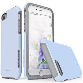 img 4 attached to 📱 TEAM LUXURY Clarity Series iPhone SE 2020/8/7 Case - Shockproof Protective Cover