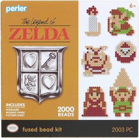 img 4 attached to 🎮 Creative Crafting with Perler Beads: Legend of Zelda Fused Bead Kit - 2002pc.