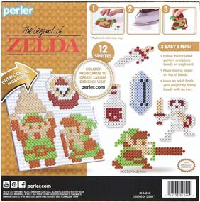 img 3 attached to 🎮 Creative Crafting with Perler Beads: Legend of Zelda Fused Bead Kit - 2002pc.