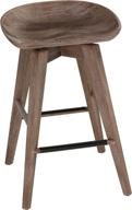 cortesi home backless counterstool whitewash logo