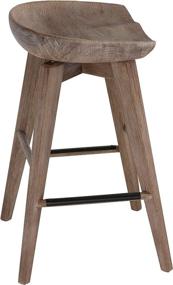 img 1 attached to Cortesi Home Backless Counterstool Whitewash