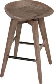 img 3 attached to Cortesi Home Backless Counterstool Whitewash