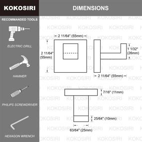 img 3 attached to KOKOSIRI Bathroom Kitchen Stainless B1010BG P2