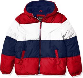 img 4 attached to IXtreme Boys Colorblock Puffer Navy Outdoor Recreation