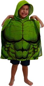 img 4 attached to Hulk Marvel Avengers Kids Bath/Pool/Beach Hooded Poncho by Jay Franco