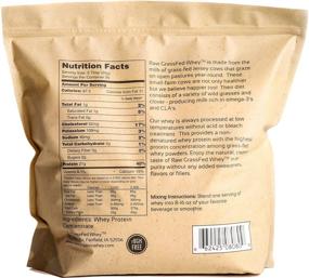 img 3 attached to 🌱 Raw Grass Fed Whey 5LB - Healthy Cows, Pure Cold-Processed Grass Fed Whey Protein Powder, Non-GMO + rBGH Free + Soy Free + Gluten Free, Unflavored & Unsweetened (5 LB BULK, 90 Servings)