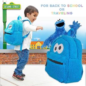 img 3 attached to 🎒 Sesame Street Backpack for Toddlers: Perfect for School and More!