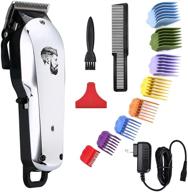 💇 ultimate men's haircutting kit: premium cordless hair clippers for professional grooming and styling – rechargeable beard trimmer and body grooming set by home barbers logo