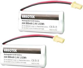 img 4 attached to 🔋 2-Pack of 2.4V 800mAh Replacement Batteries for BT183342 BT283342 BT166342 BT266342 BT162342 BT262342, CS6114 CS6419 CS6719 AT&amp;T EL52300 CL80112 CS6719-2 Cordless Phone and Handset